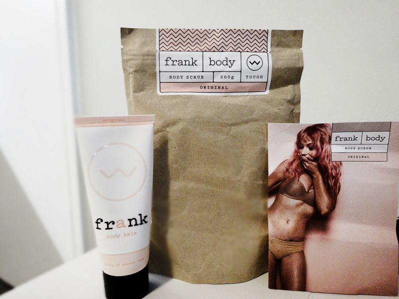 Frank body scrub & body balm