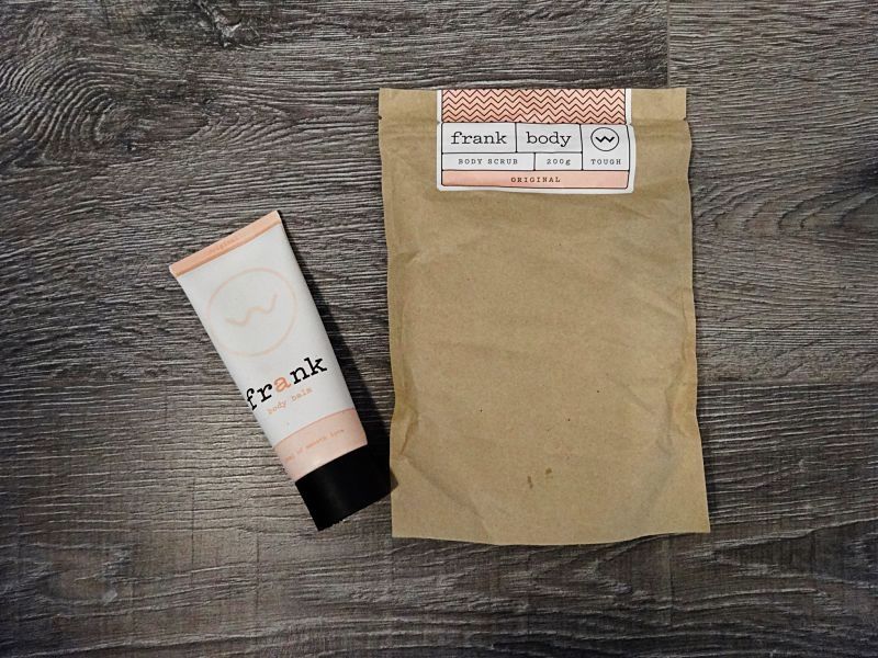 Frank Original body scrub & body balm