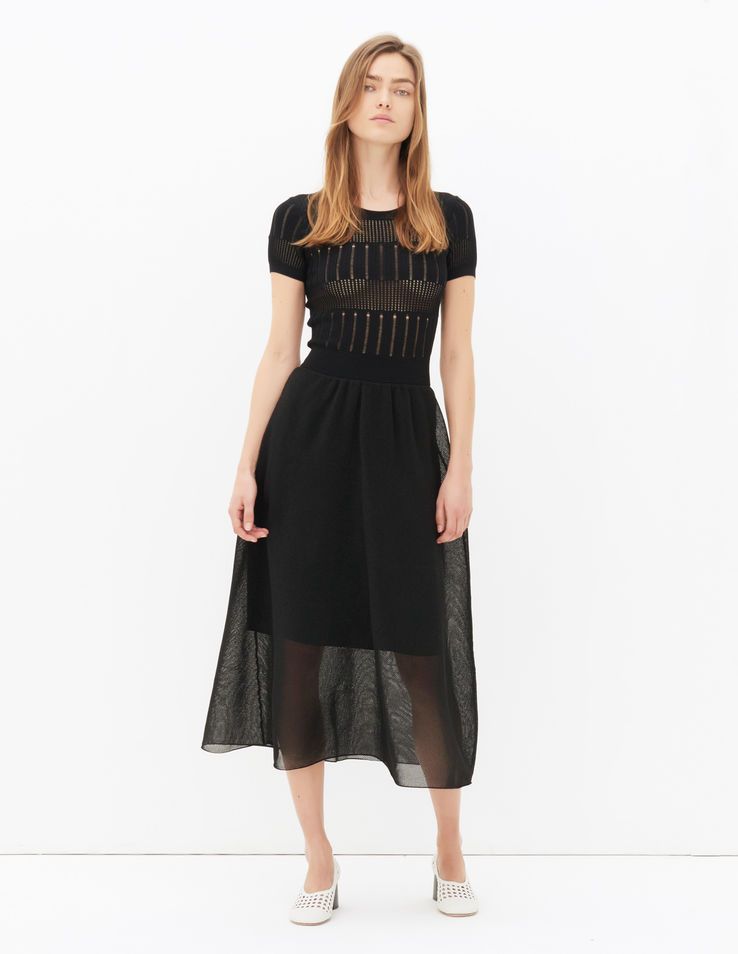 Sandro black dress