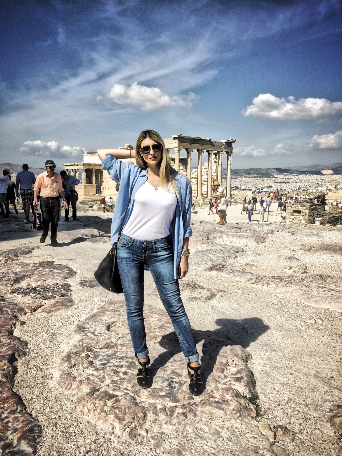 Blue Sky above Parthenon